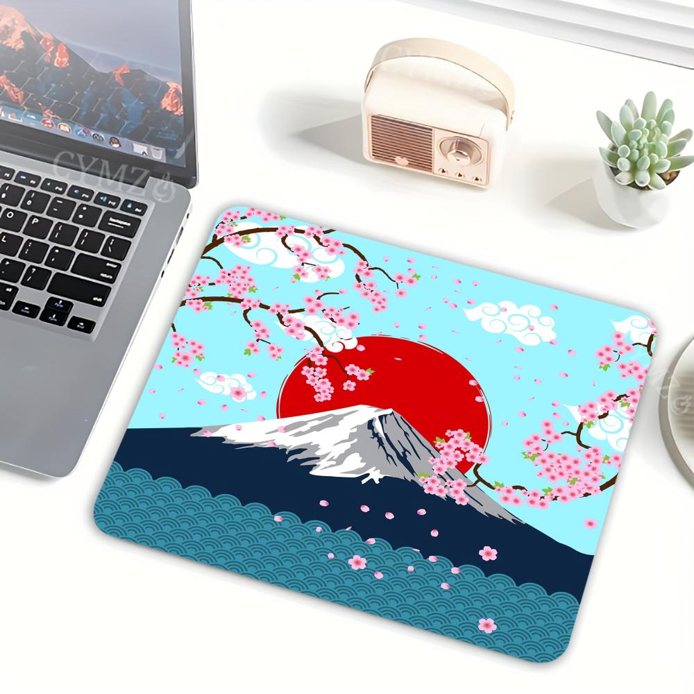 Desk Setup Accessories Aesthetic - Art Aesthetics Japanese Landscape Pattern Design