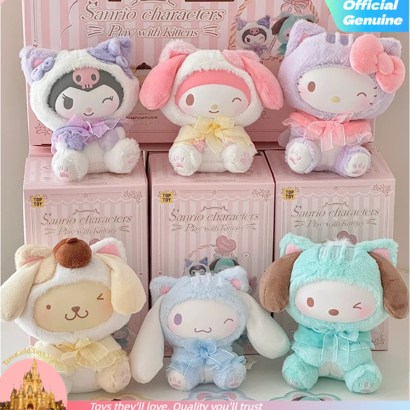 Desk Setup Kawaii - TOP TOY Sanrio Family Cute Cat