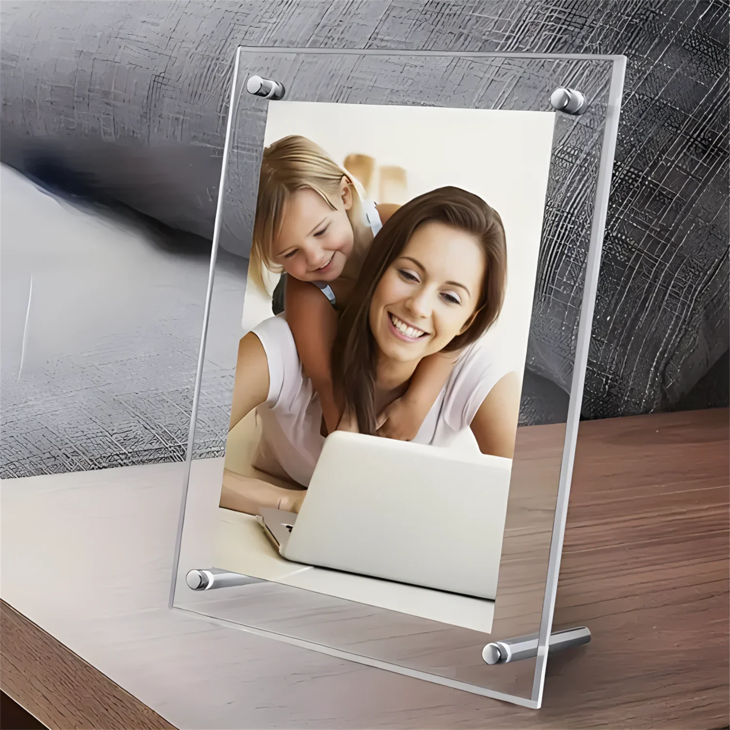 Desk Setup Photo - 1pcs,Transparent Photo Frame Acrylic Photocard Holder