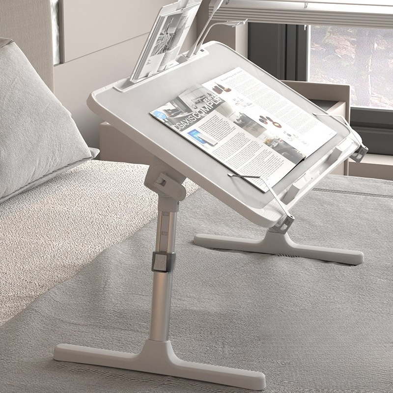 Desk Setup Laptop And Pc - Over Bed Table Desk Tables for