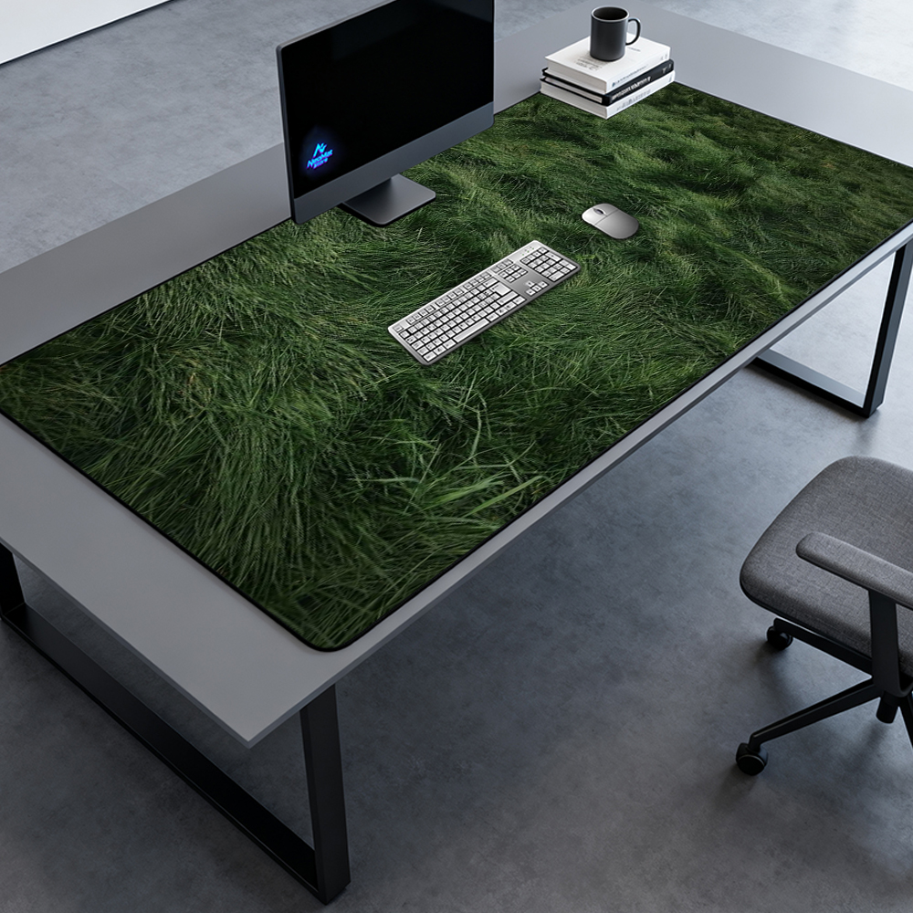 Desk Setup Natural - Forest Desk Mat Large Natural Texture