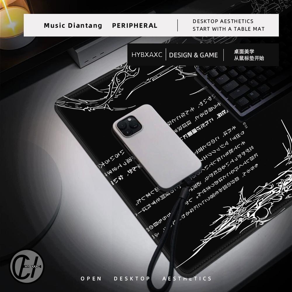 Black White Cybersigilism Desk - Desk Setup Accessories Aesthetic のレビューと価格