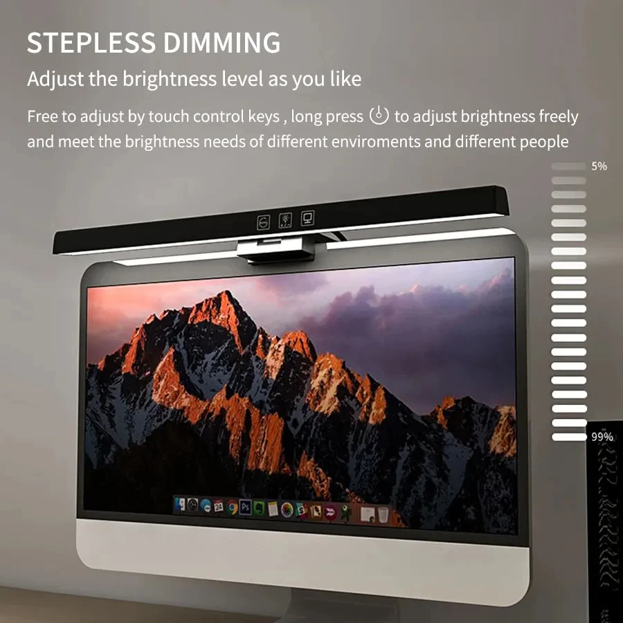 LED 33cm 50cm Monitor Light Ba - Setup Desk Monitor のレビューと価格
