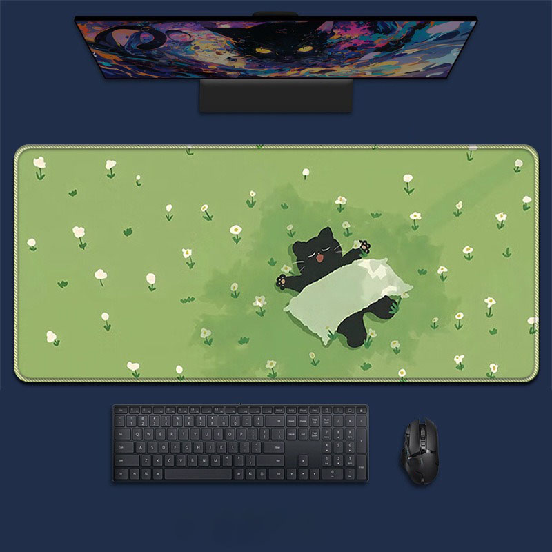 Anime Girl Forest Landscape La - Desk Setup Natural のレビューと価格