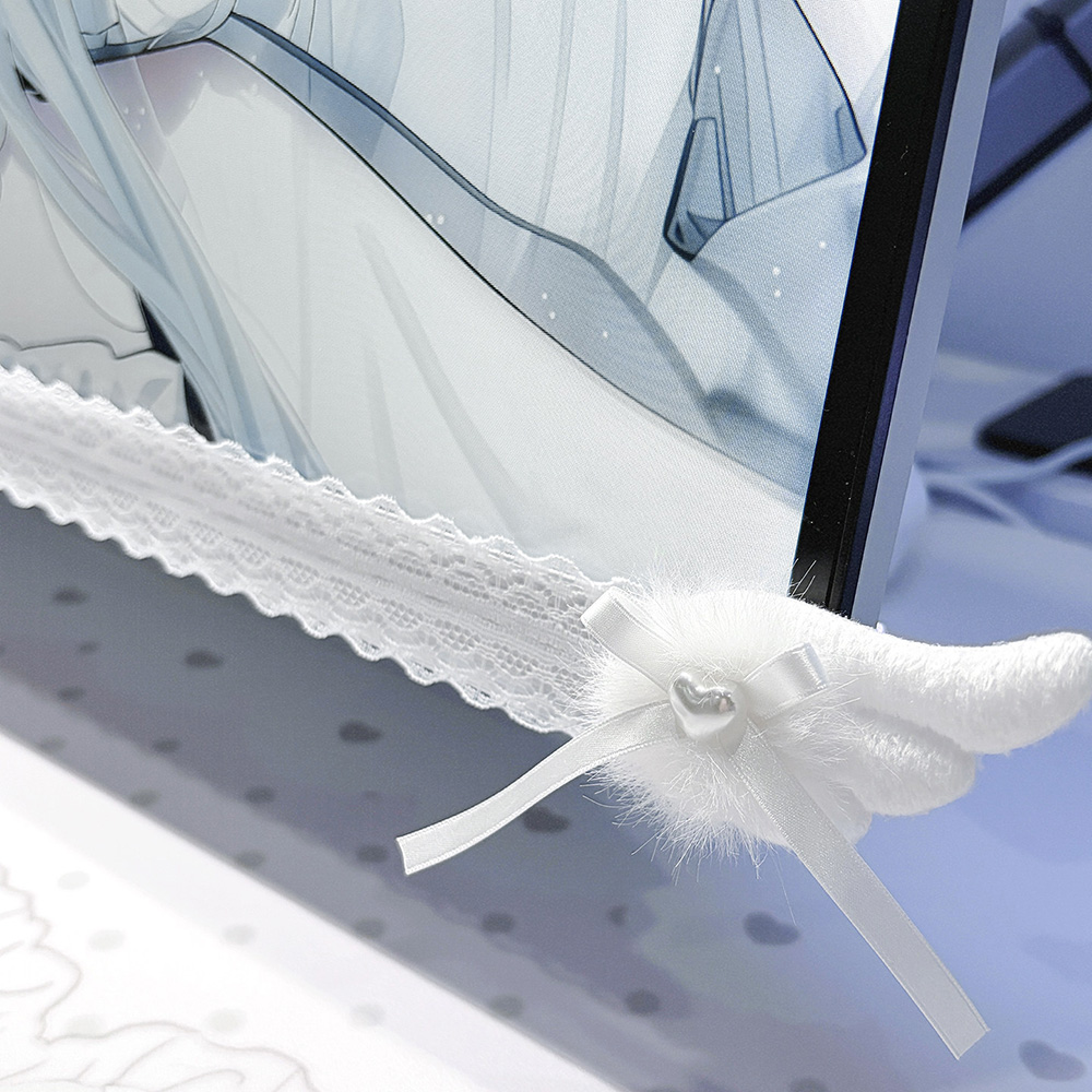 New Screen Decor White Lace Mo - Setup Desk Monitor のレビューと価格
