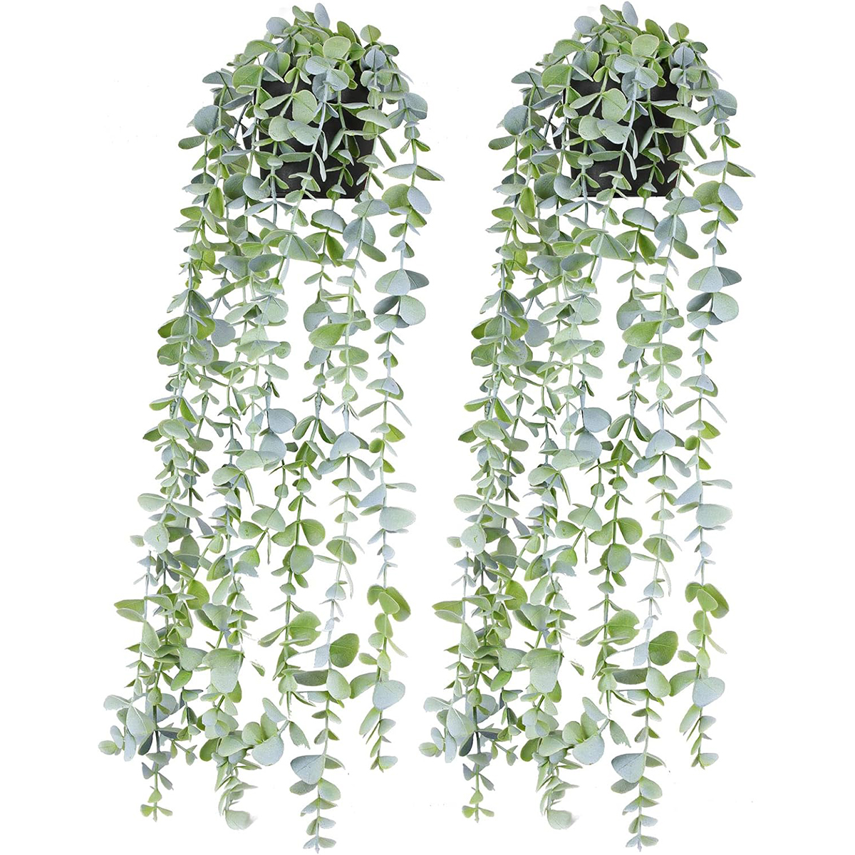 Artificial Ivy Hanging Eucalyp - Desk Setup Plants のレビューと価格
