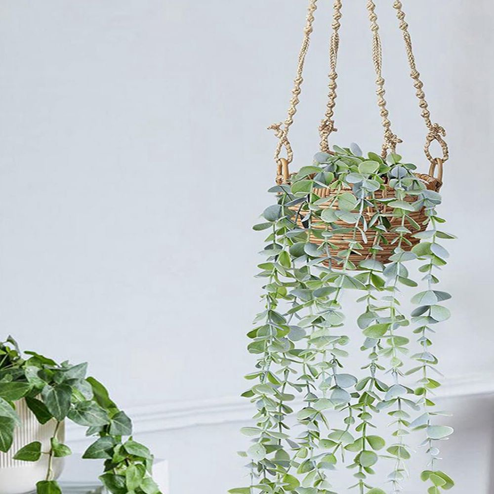Artificial Ivy Hanging Eucalyp - Desk Setup Plants のレビューと価格