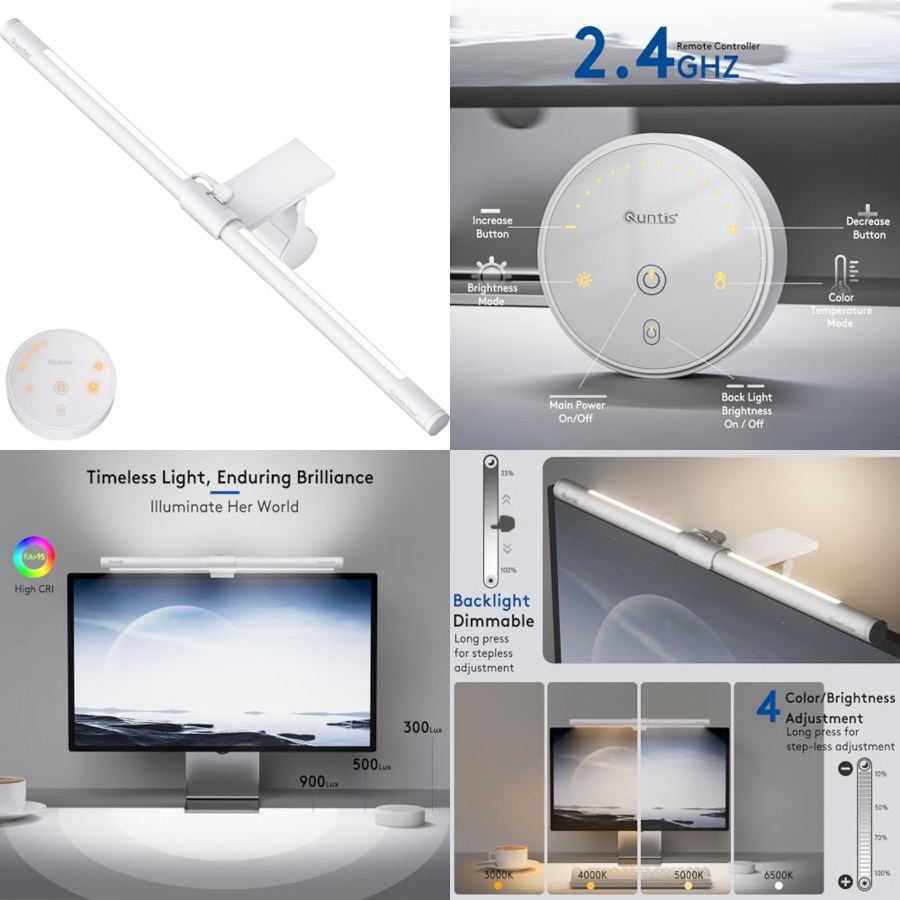 Monitor Light Bar with Remote, - Setup Desk Monitor のレビューと価格