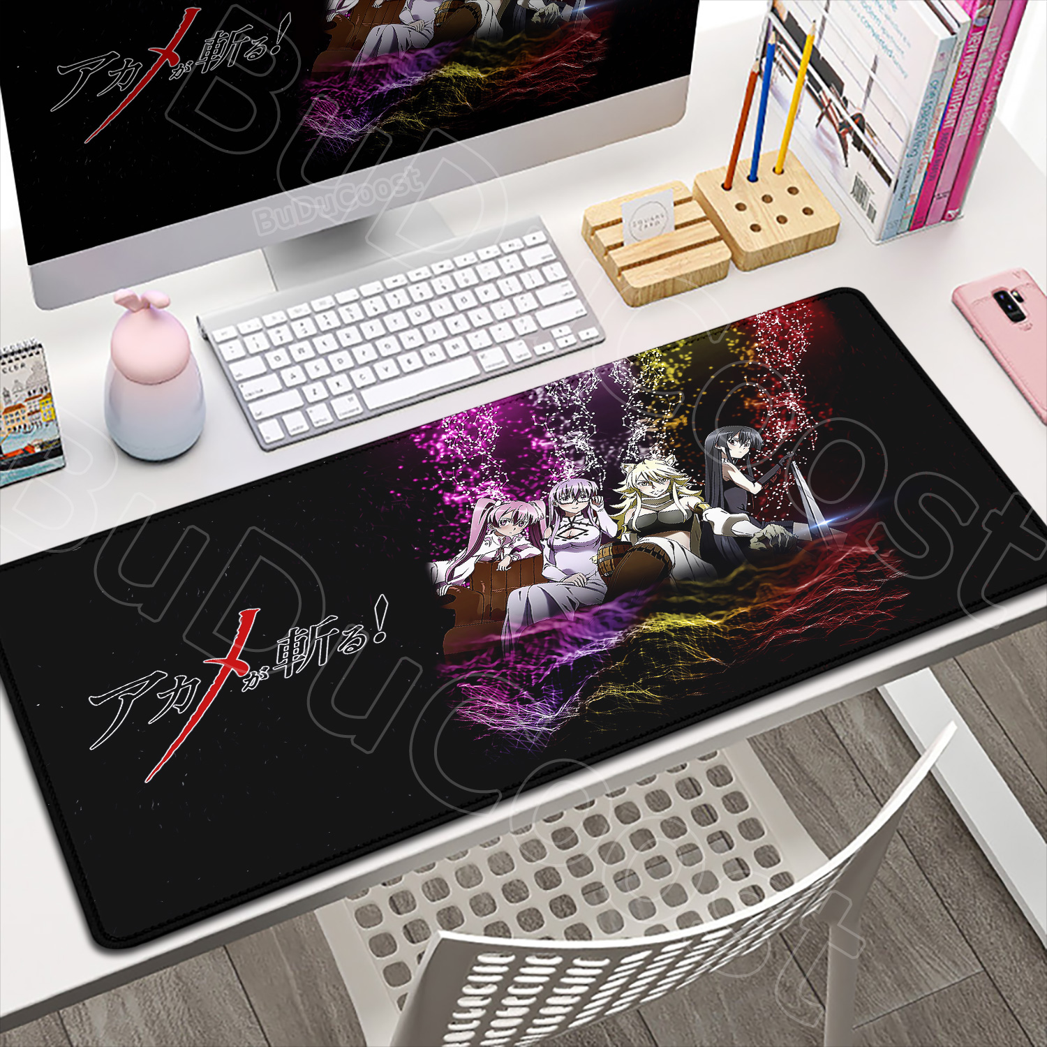 Anime Akame Ga Kill Mouse Pad  - Desk Setup Natural のレビューと価格