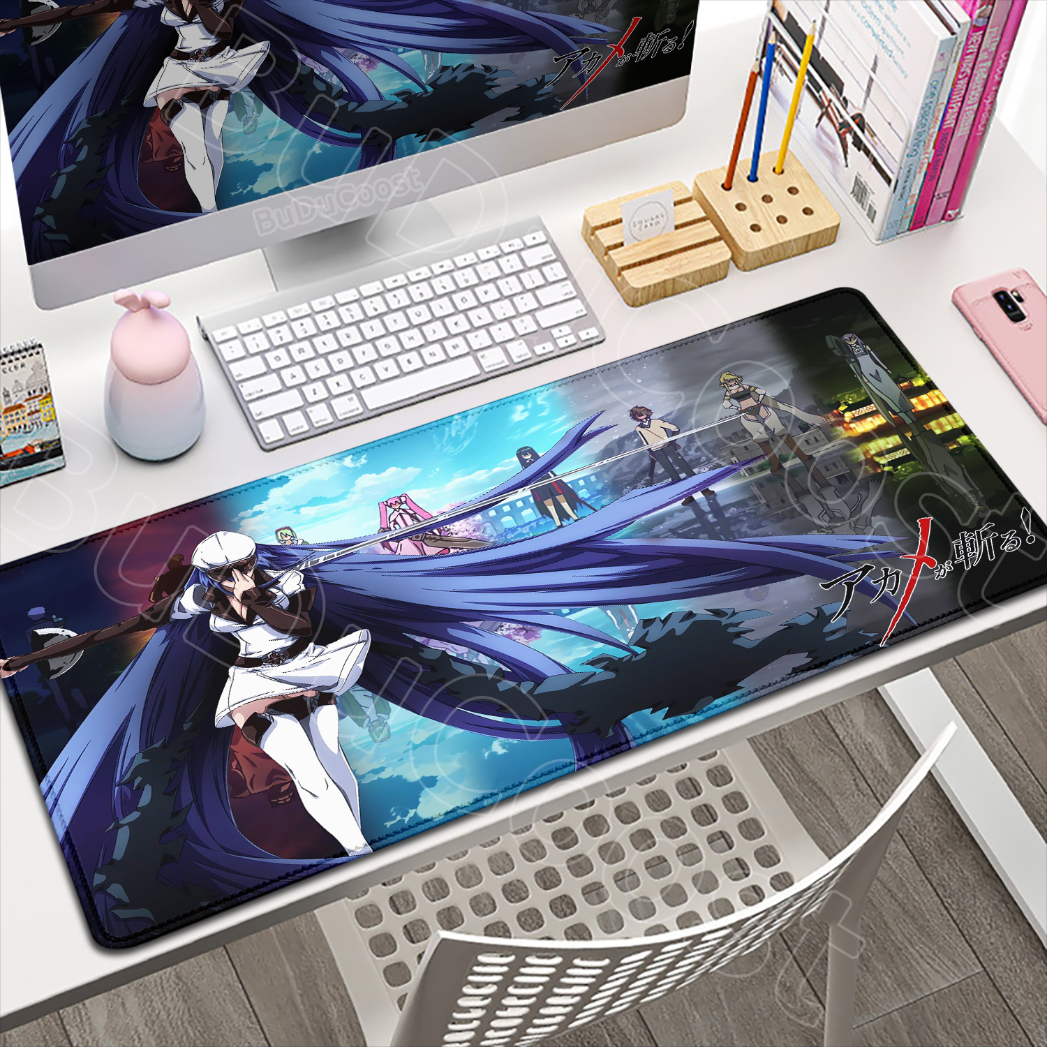 Anime Akame Ga Kill Mouse Pad  - Desk Setup Natural のレビューと価格