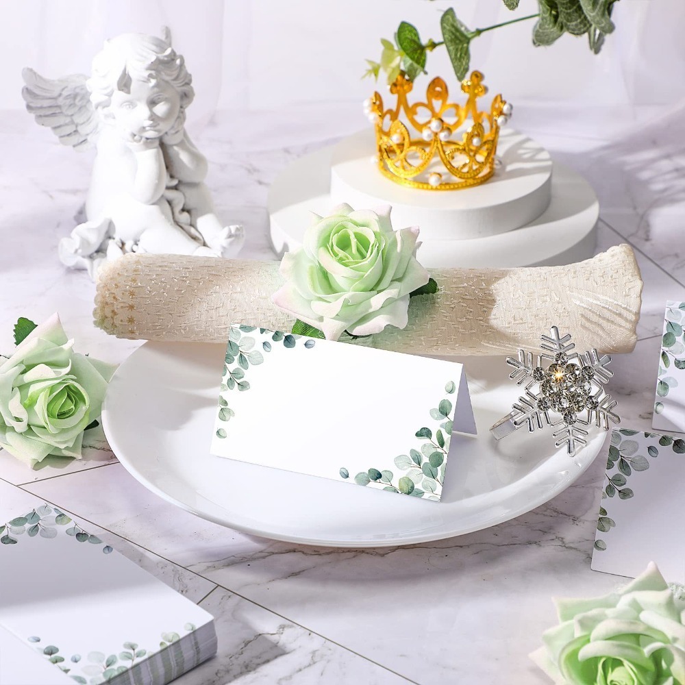 50pcs Blank Green Leaf Table P - Desk Setup Green のレビューと価格