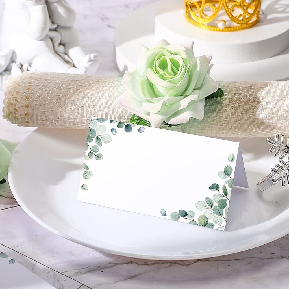 50pcs Blank Green Leaf Table P - Desk Setup Green のレビューと価格