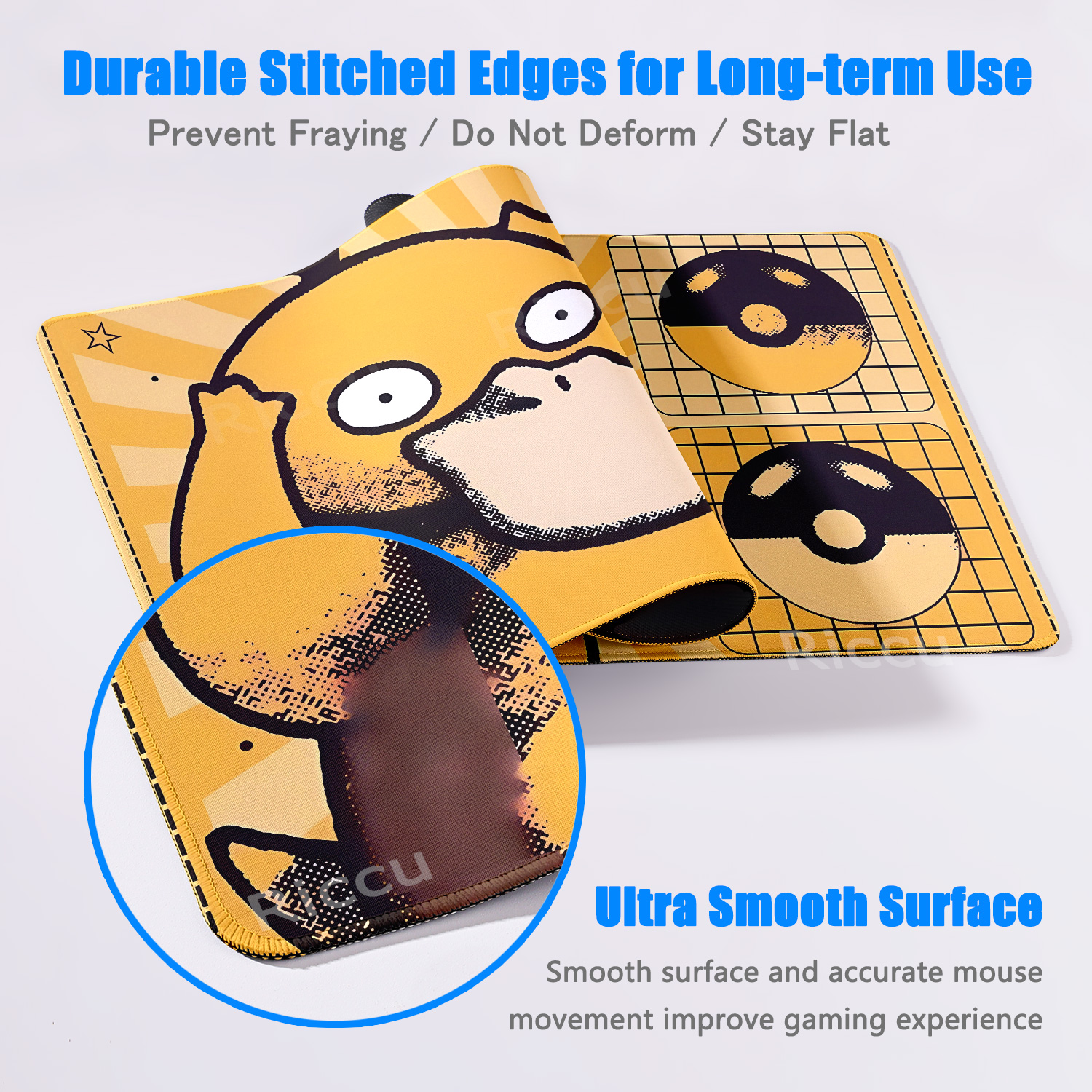 Cartoon Pokémon Mouse Pad Non- - Desk Setup Laptop And Pc のレビューと価格