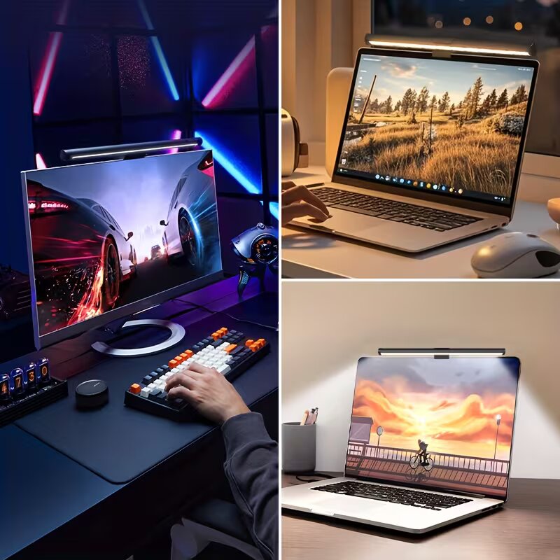 RGB Color Changing Monitor Lig - Led Desk Light Usb のレビューと価格