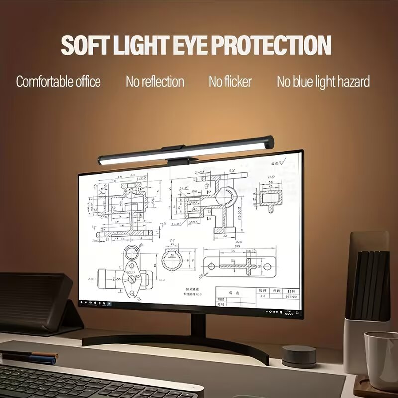 RGB Color Changing Monitor Lig - Led Desk Light Usb のレビューと価格