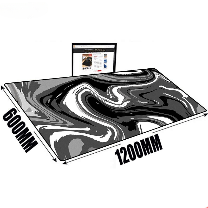 Large Mat Mouse Pad Fluid Art  - Desk Setup Laptop And Pc のレビューと価格
