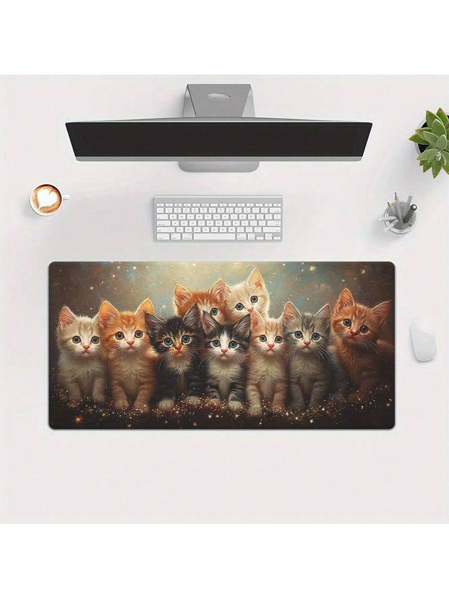 Cute Kitten Gaming Mouse Pad D - Desk Setup Laptop And Pc のレビューと価格