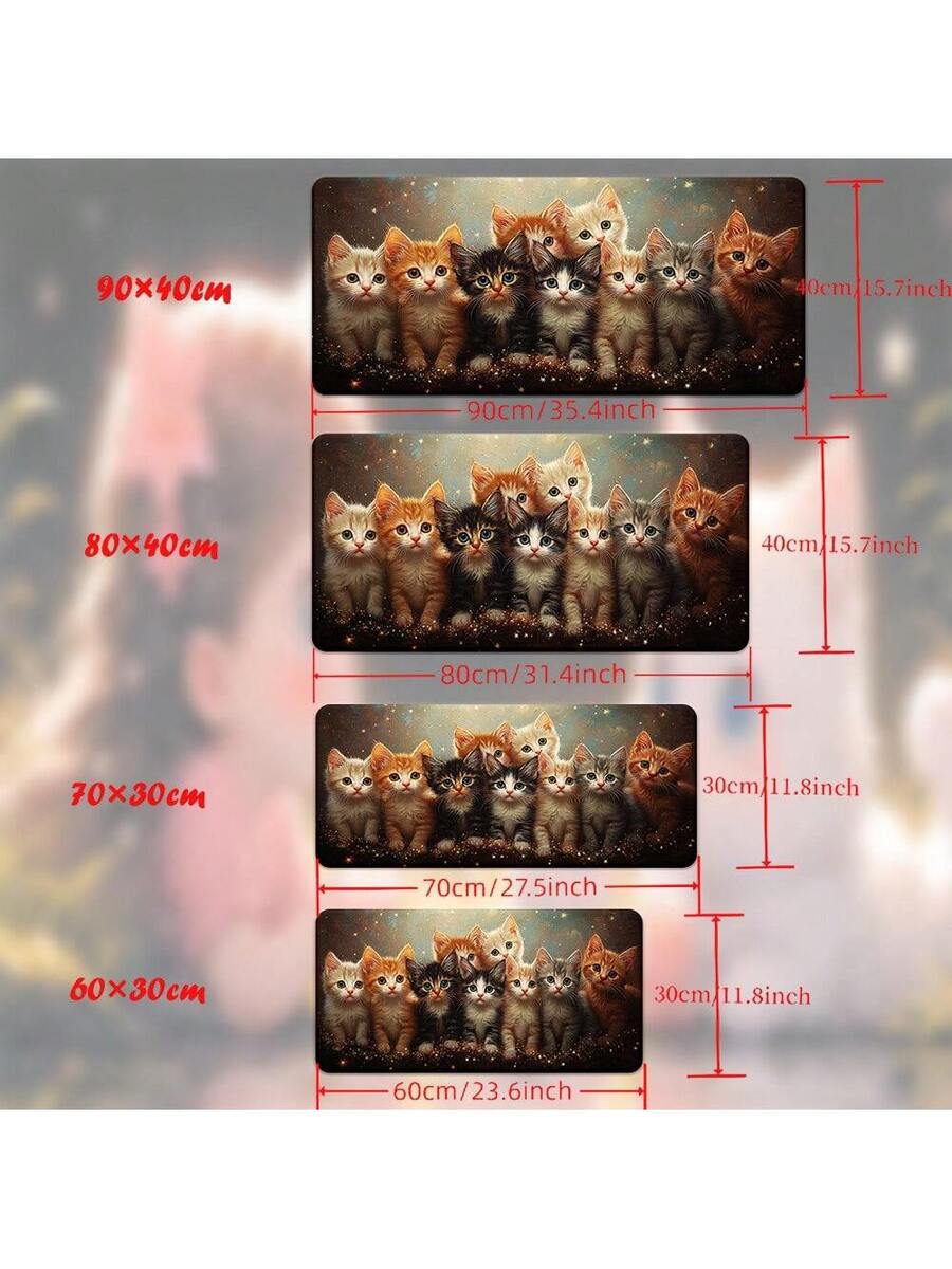 Cute Kitten Gaming Mouse Pad D - Desk Setup Laptop And Pc のレビューと価格