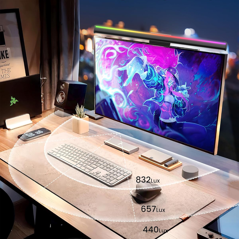 Screen Hanging Lamp Monitor Li - Setup Desk Monitor のレビューと価格
