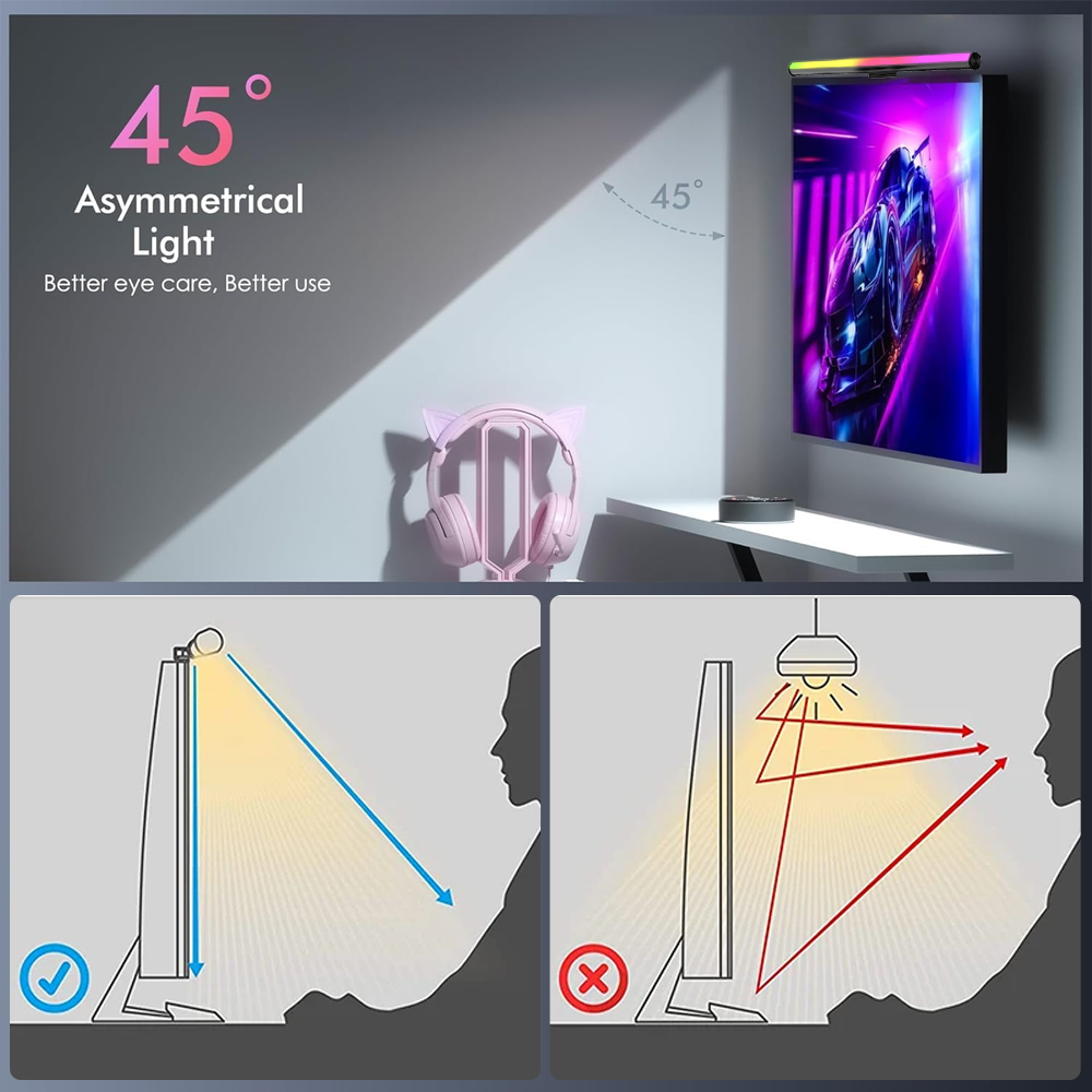 Screen Hanging Lamp Monitor Li - Setup Desk Monitor のレビューと価格