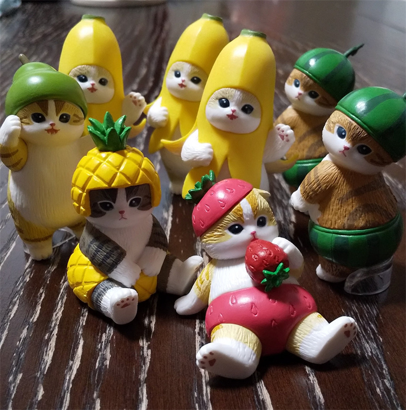 Mofusand Shark Cat Bee Fruit S - Desk Setup Kawaii のレビューと価格