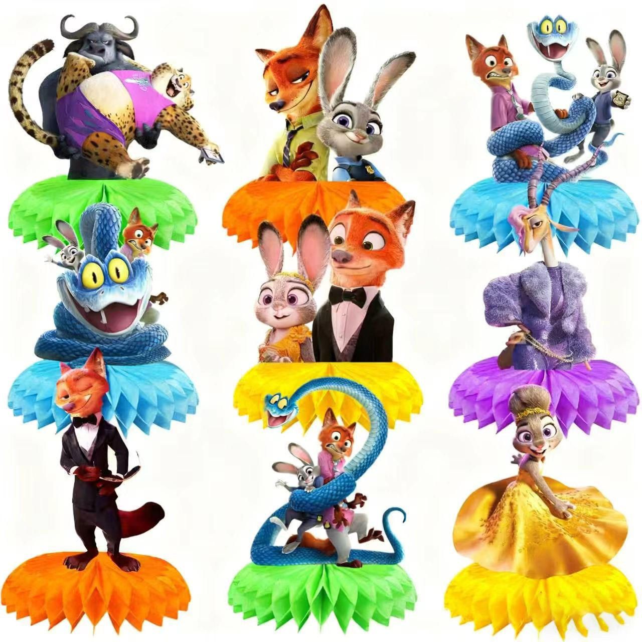 Cartoon Zootopia Judy Nick The - Desk Setup Plants のレビューと価格