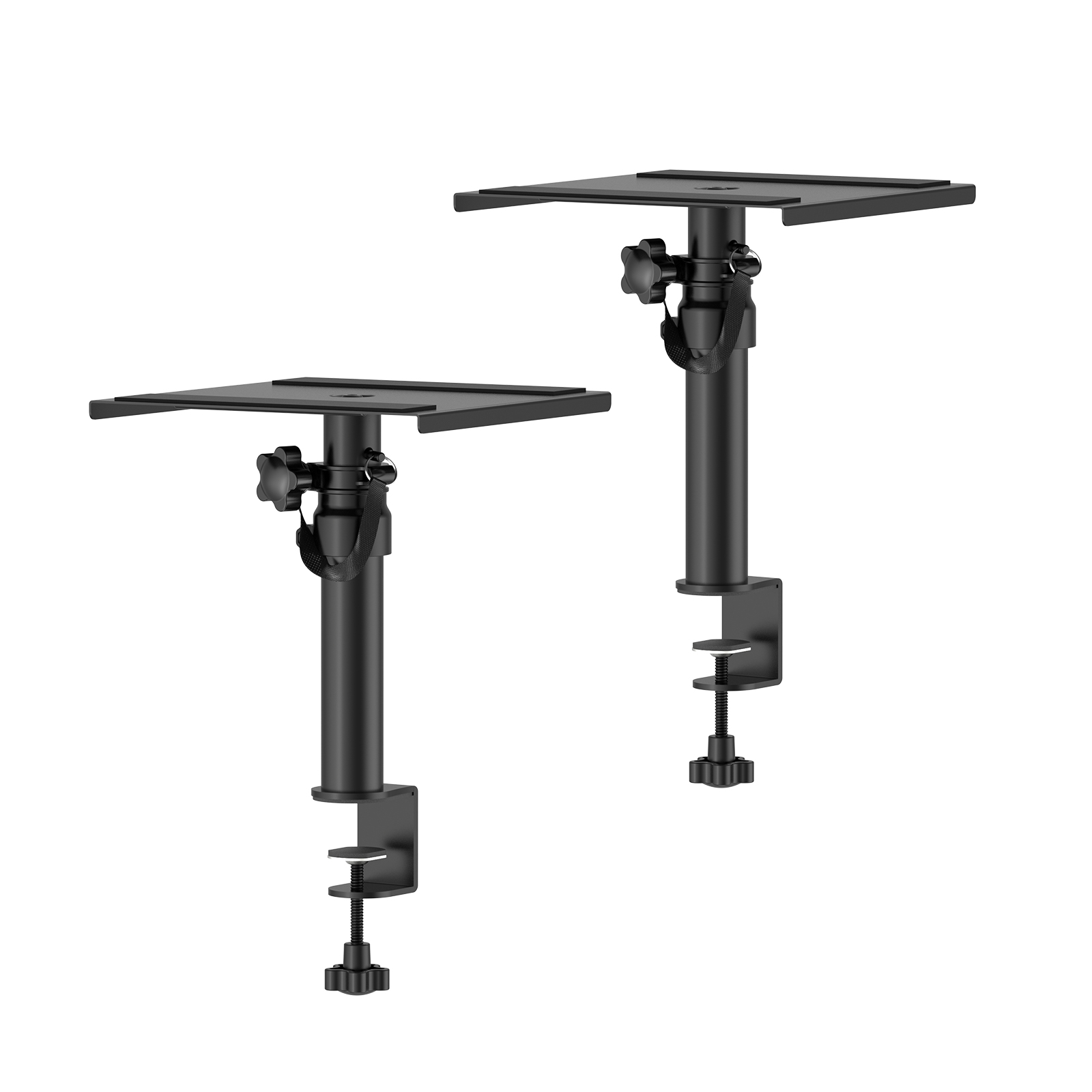 Set of 2 Desktop Clamp Speaker - Desk Setup With 2 Monitors のレビューと価格