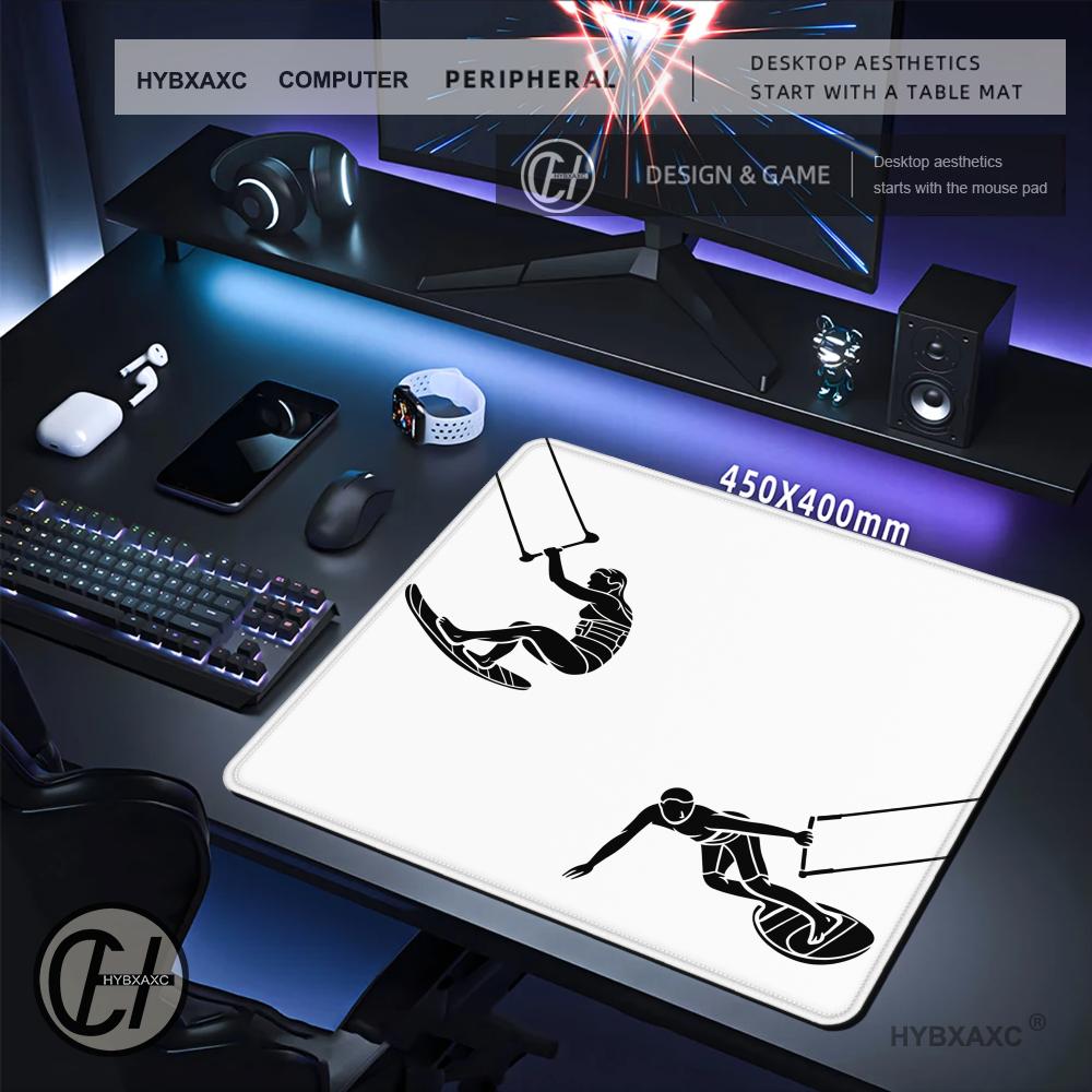 HYBXAXC Kitesurf Line Art Mous - Desk Setup For Work のレビューと価格