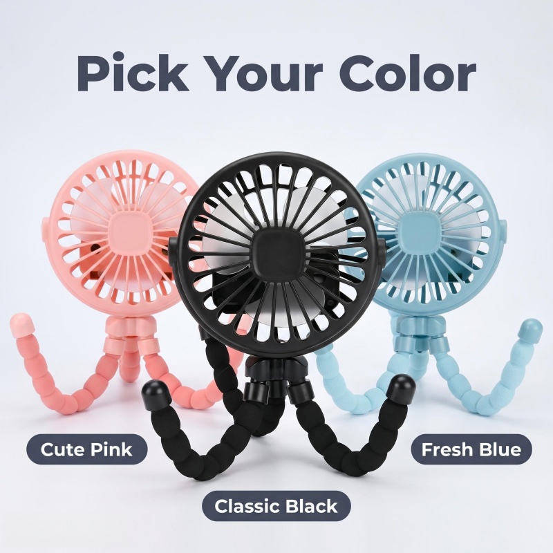 Octopus Shaped Stroller Fan, U - Led Desk Light Usb のレビューと価格