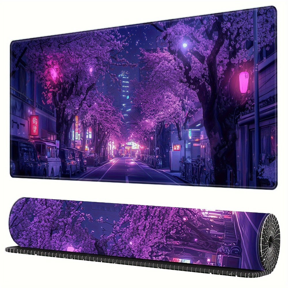 Japanese street style desk mat - Desk Setup Laptop And Pc のレビューと価格