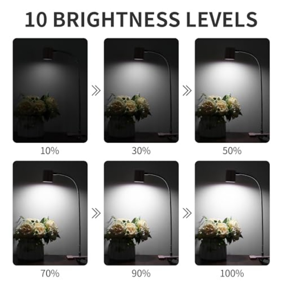 Desk Lamp, USB Clip On Light w - Led Desk Light Usb のレビューと価格
