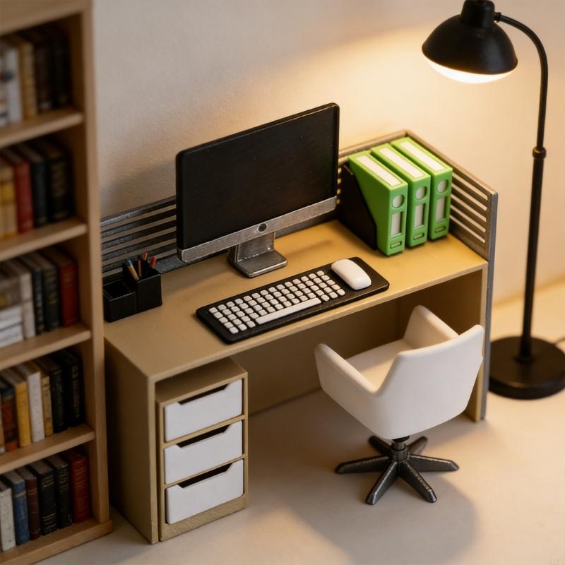  Miniature Offices Setup With  - Desk Setup Natural のレビューと価格