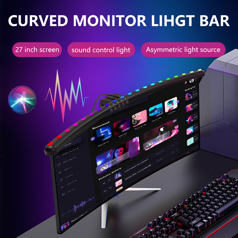 RGB Smart Wifi Setup Monitor L - Desk Setup Accessories Aesthetic のレビューと価格