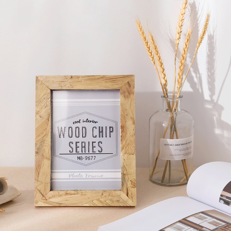 Wooden Picture frame Home Deco - Desk Setup Photo のレビューと価格
