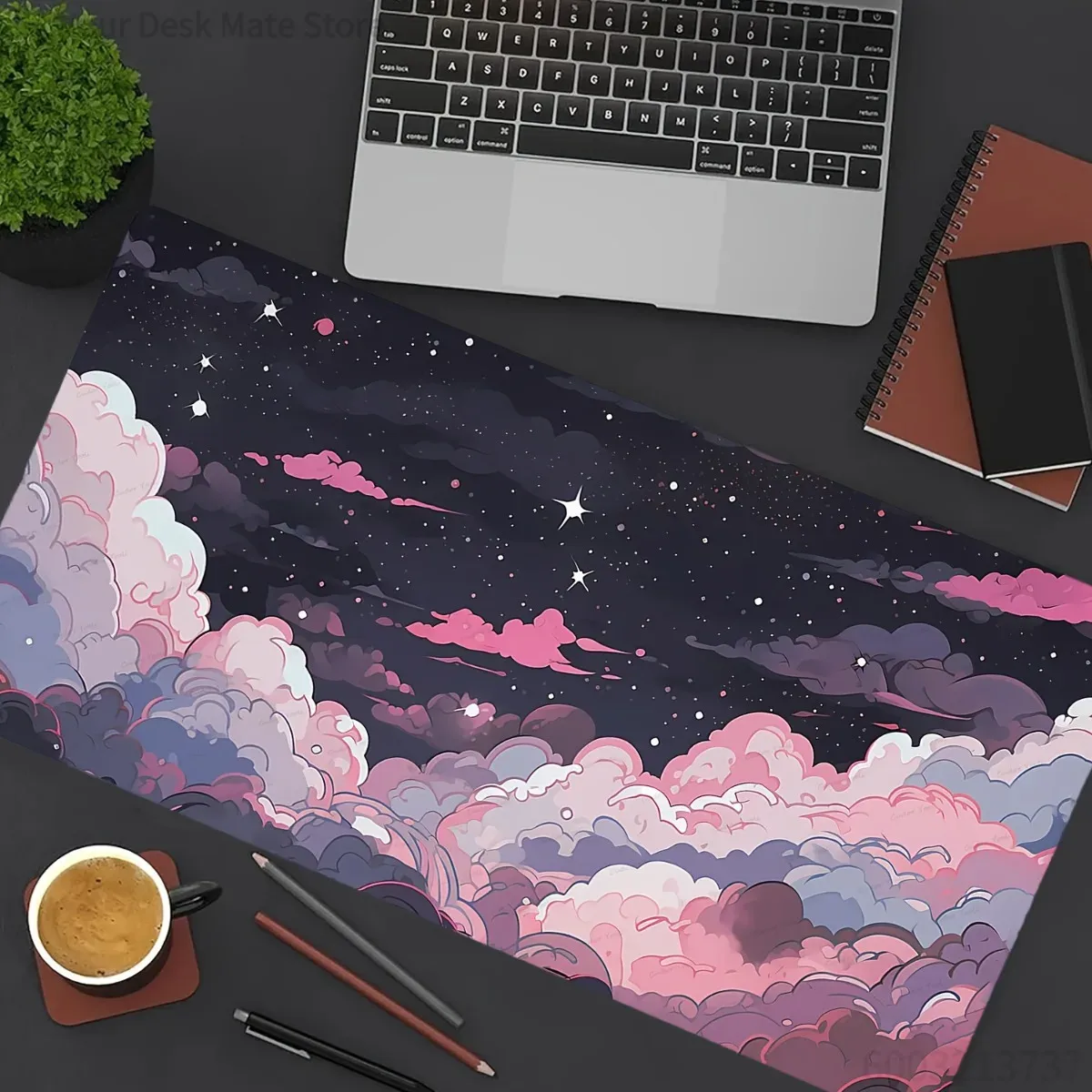 Cute Pink Purple Anime Rubber  - Desk Setup Laptop And Pc のレビューと価格