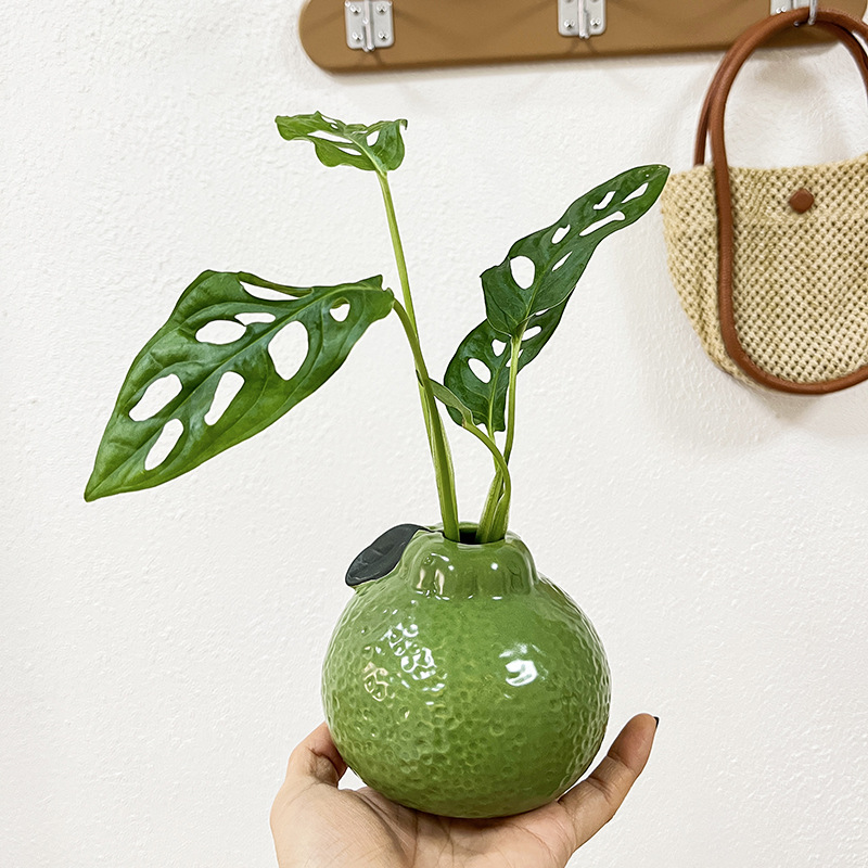 Plastic Vase, Green-Orange Vas - Desk Setup Green のレビューと価格
