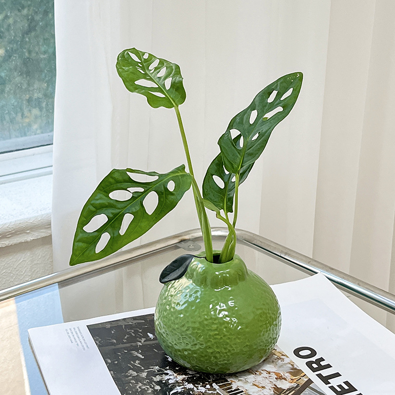 Plastic Vase, Green-Orange Vas - Desk Setup Green のレビューと価格
