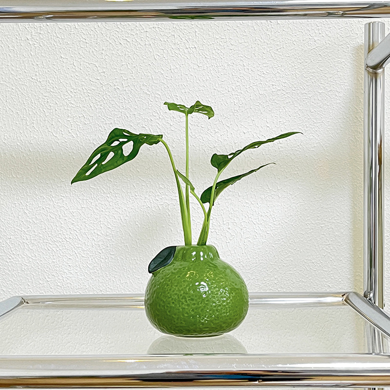 Plastic Vase, Green-Orange Vas - Desk Setup Green のレビューと価格