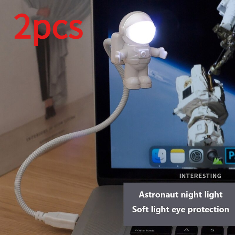 2pcs Astronaut USB Night Light - Led Desk Light Usb のレビューと価格