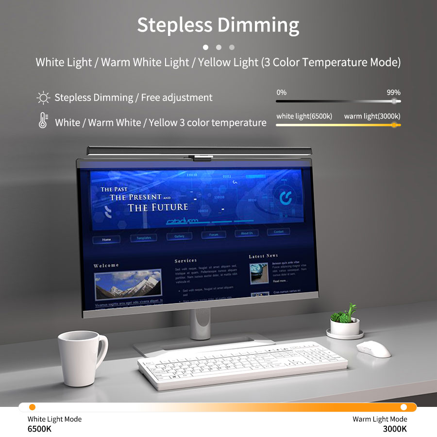50cm Screen Light Desk Lamp Co - Led Desk Light Usb のレビューと価格
