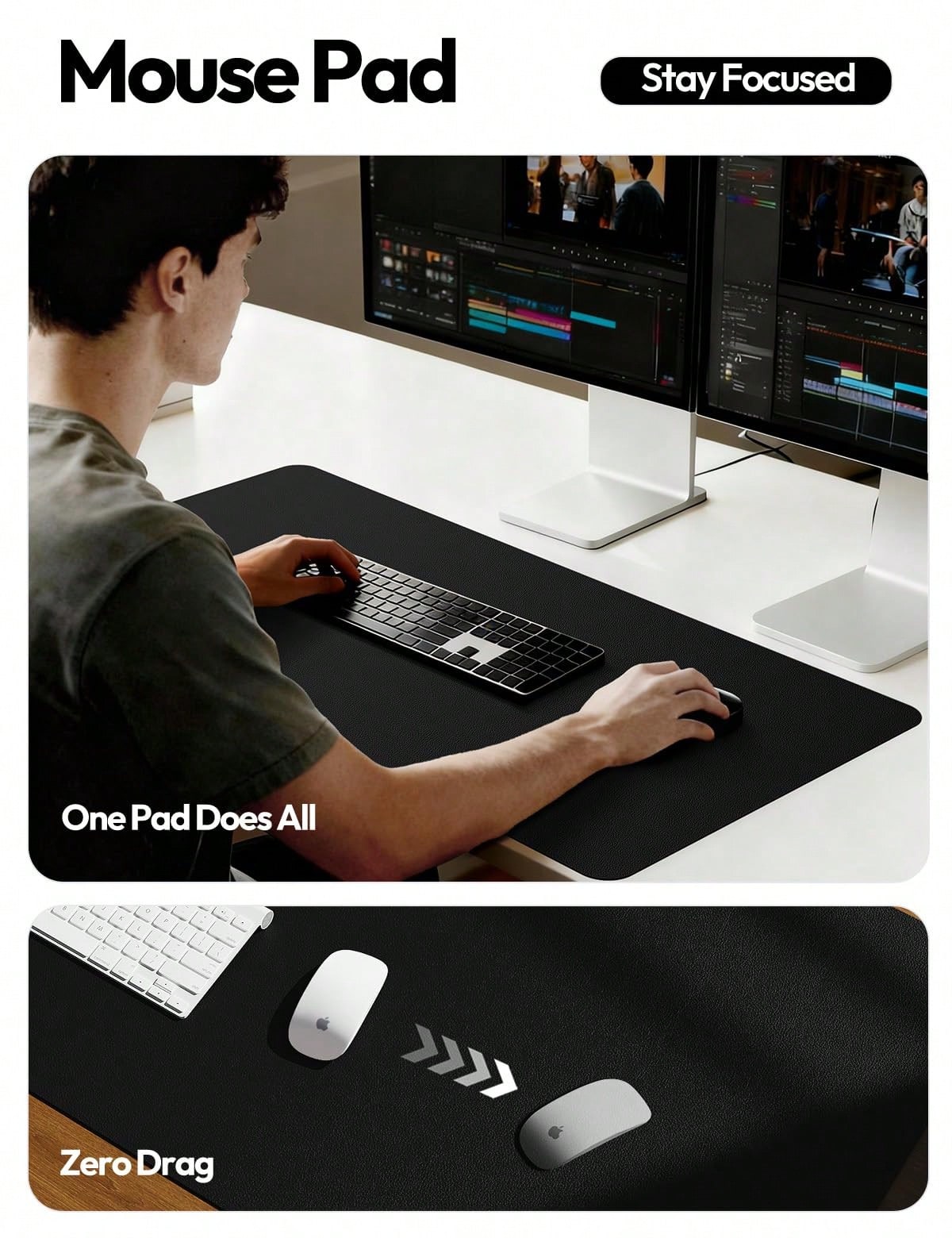 Large Black & Beige Checkerboa - Desk Setup Beige のレビューと価格
