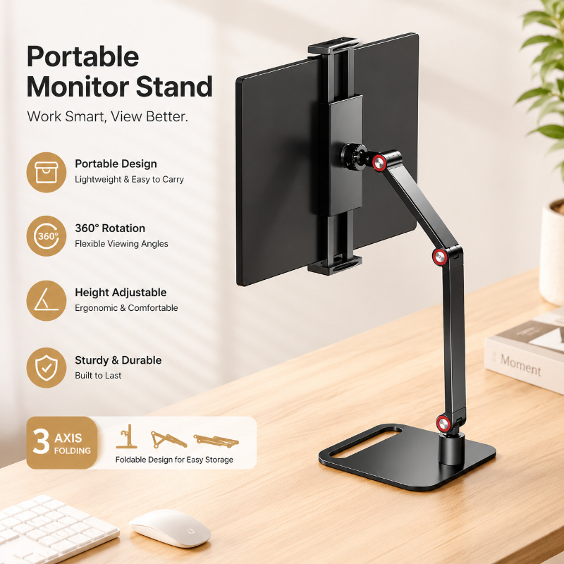 Expandable Portable Monitor Mo - Setup Desk Monitor のレビューと価格