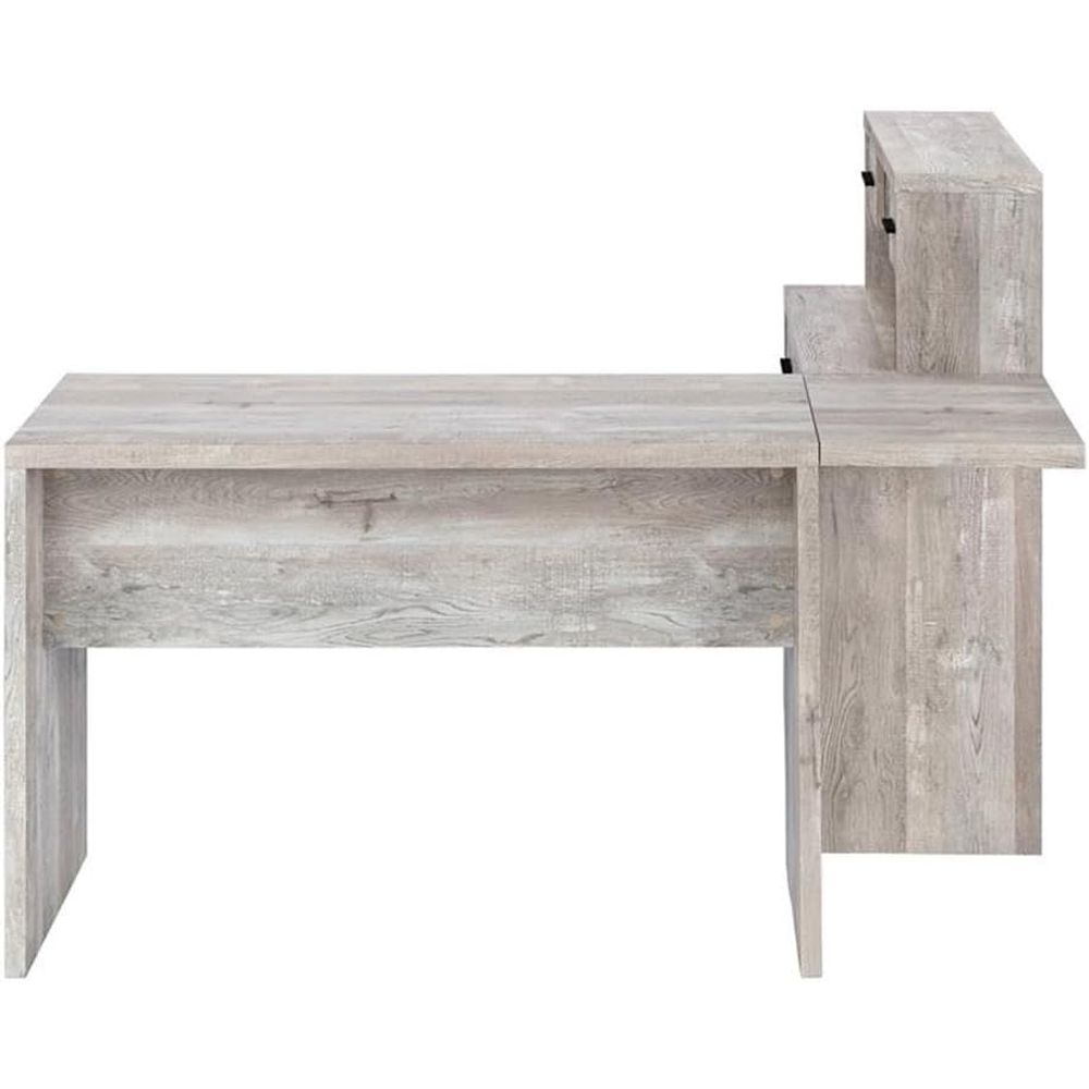 Contemporary Beige L-Shaped La - Desk Setup Beige のレビューと価格