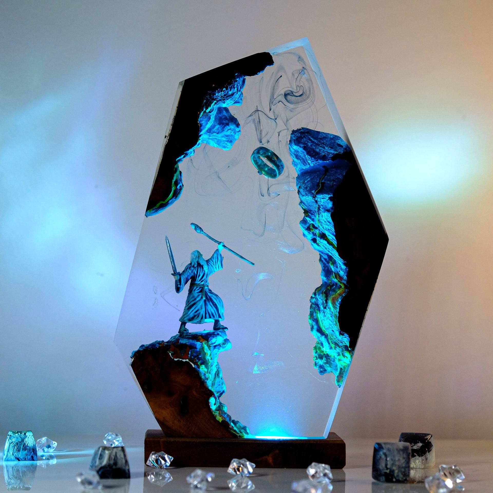 Movie Scence Figure Table Resi - Led Desk Light Usb のレビューと価格