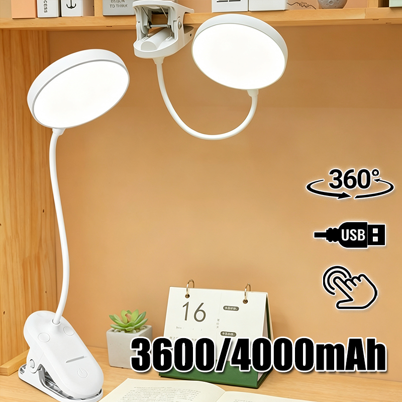 Portable USB Rechargeable Clip - Led Desk Light Usb のレビューと価格