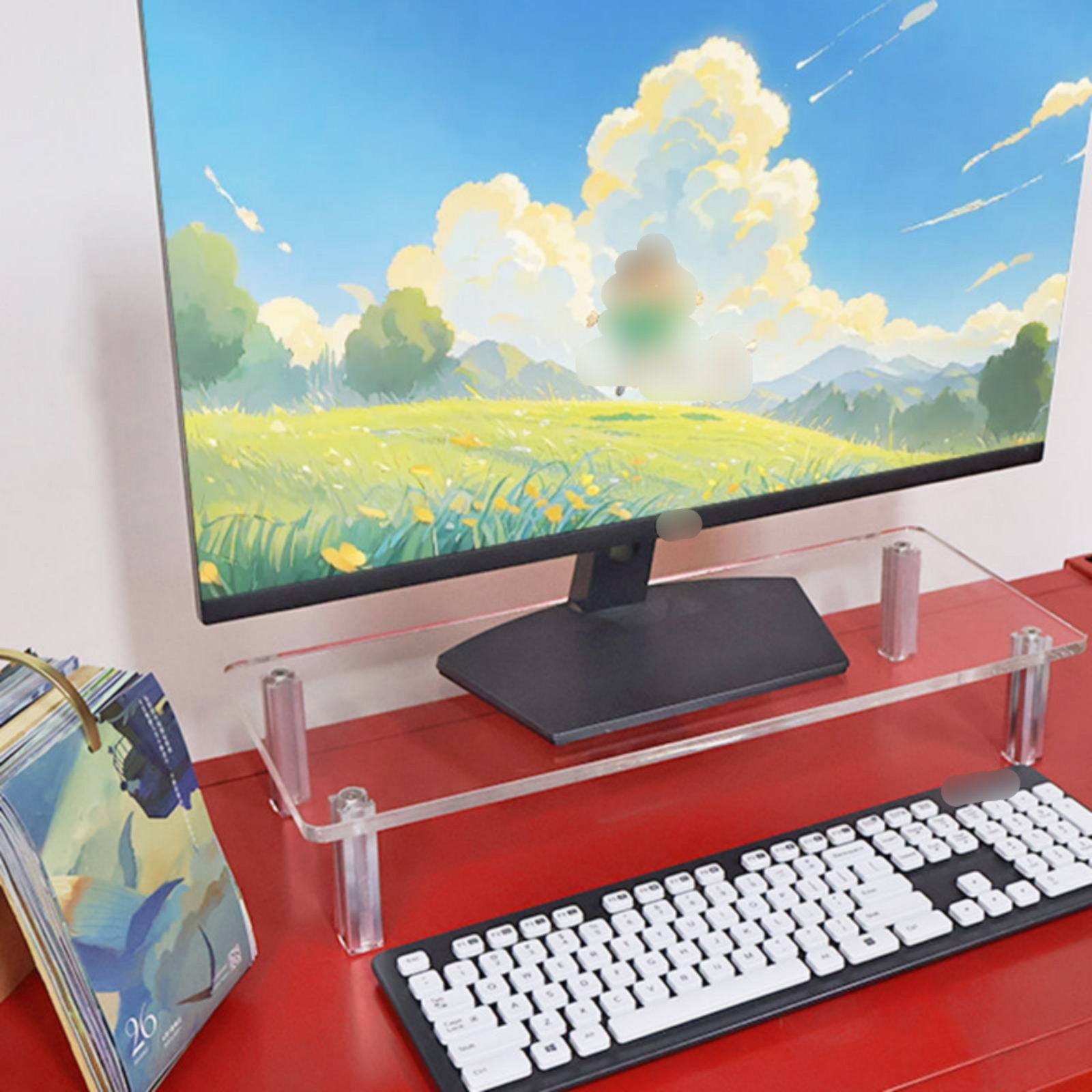 Acrylic Monitor Stand Easy to  - Setup Desk Monitor のレビューと価格