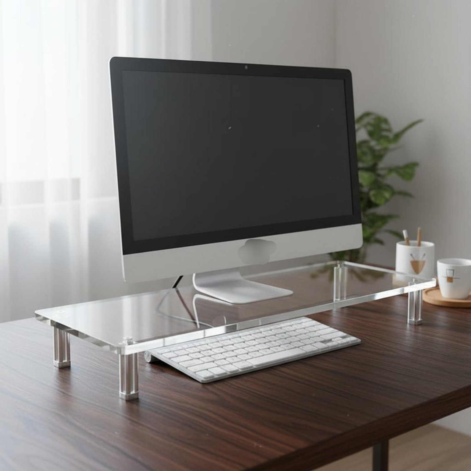 Acrylic Monitor Stand Easy to  - Setup Desk Monitor のレビューと価格