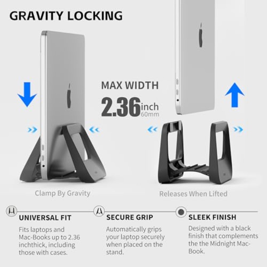 Vertical Laptop Stand for Desk - Vertical Laptop Stand のレビューと価格