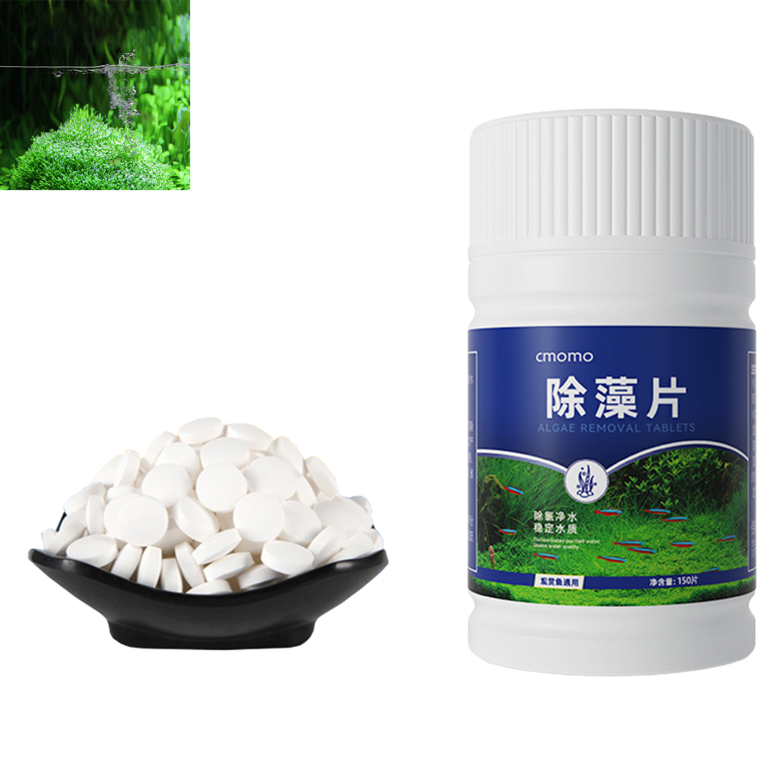 150 Tables Aquarium Algae Clea - Desk Setup Green のレビューと価格