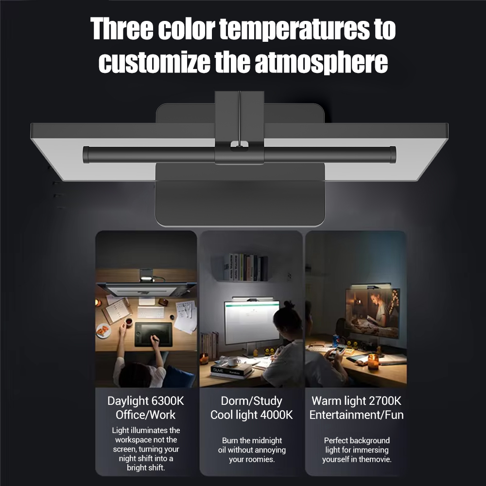 Wiscolor LED Screen Monitor Ha - Led Desk Light Usb のレビューと価格